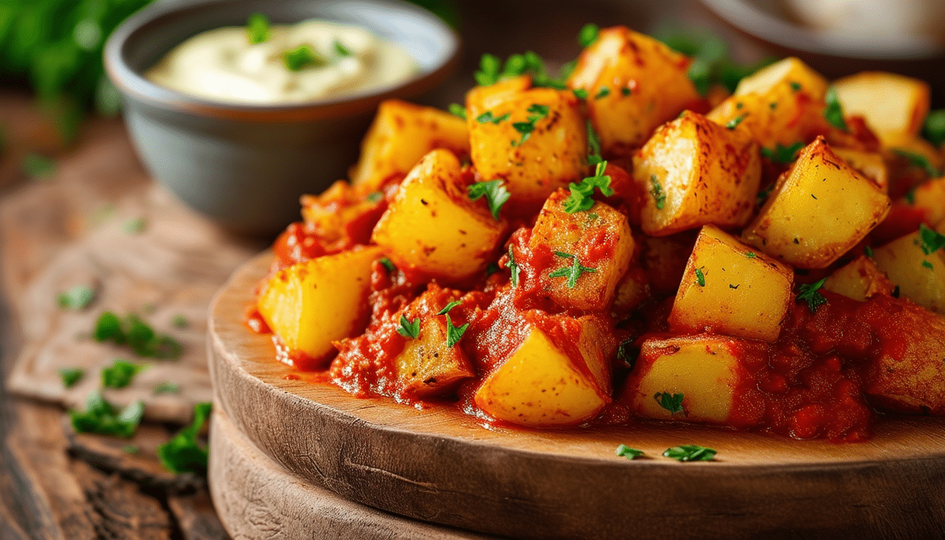 découvrez la recette traditionnelle des patatas bravas, un plat emblématique d'espagne. apprenez à préparer ce délice croustillant chez vous, avec une sauce savoureuse qui éveillera vos papilles. parfait pour un apéritif ou un repas convivial !