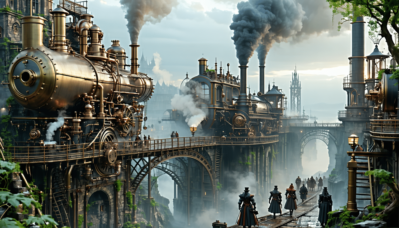 explorez l'univers fascinant du steampunk à travers une immersion visuelle captivante. découvrez des styles audacieux, des accessoires innovants et une esthétique rétro-futuriste qui allie l'élégance du xixe siècle à la créativité moderne. plongez dans cette tendance unique qui transforme le quotidien en une aventure extraordinaire.